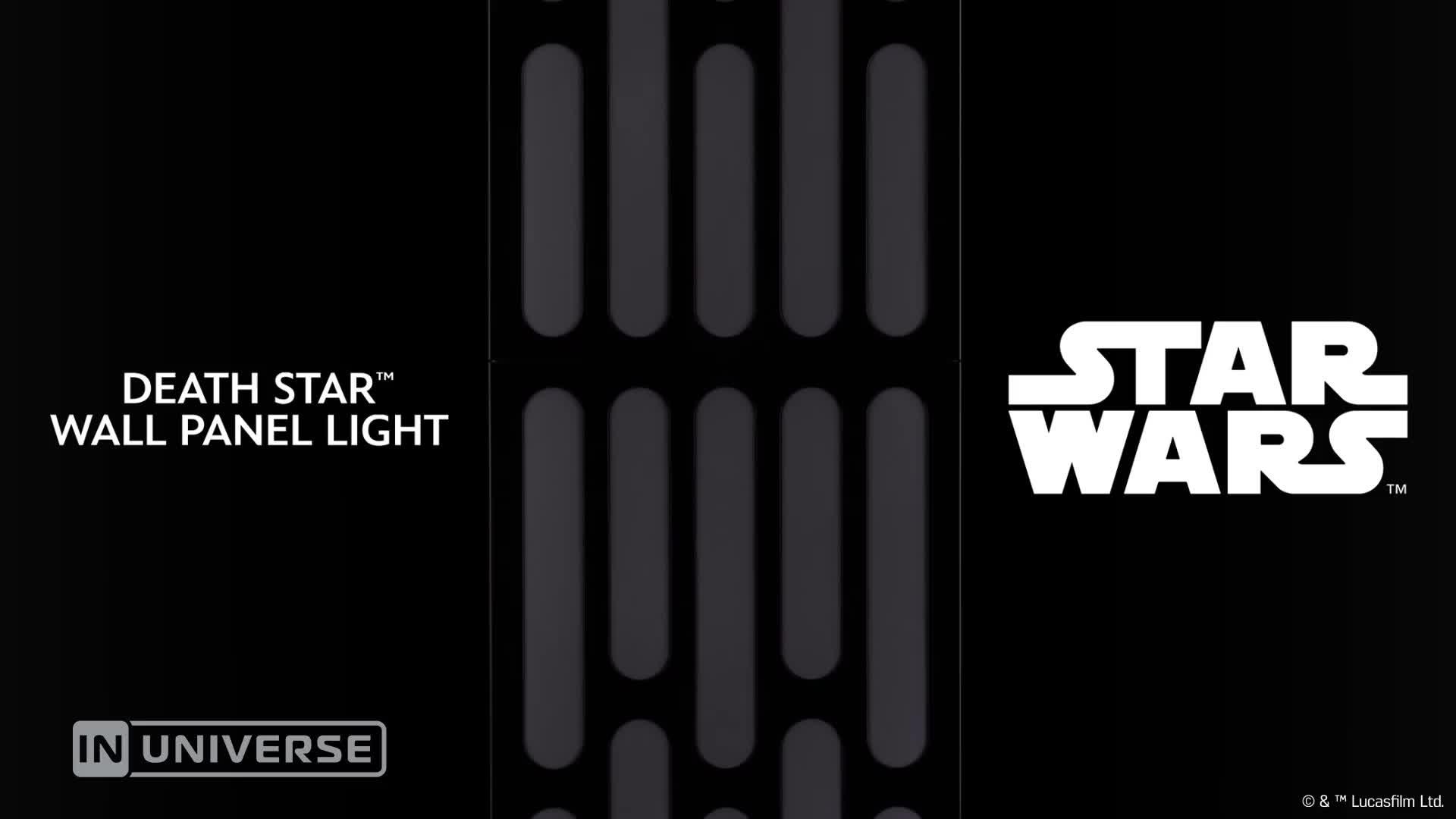 Image thumbnail 6 of 6 of Star Wars Death Star Wall Panel Light