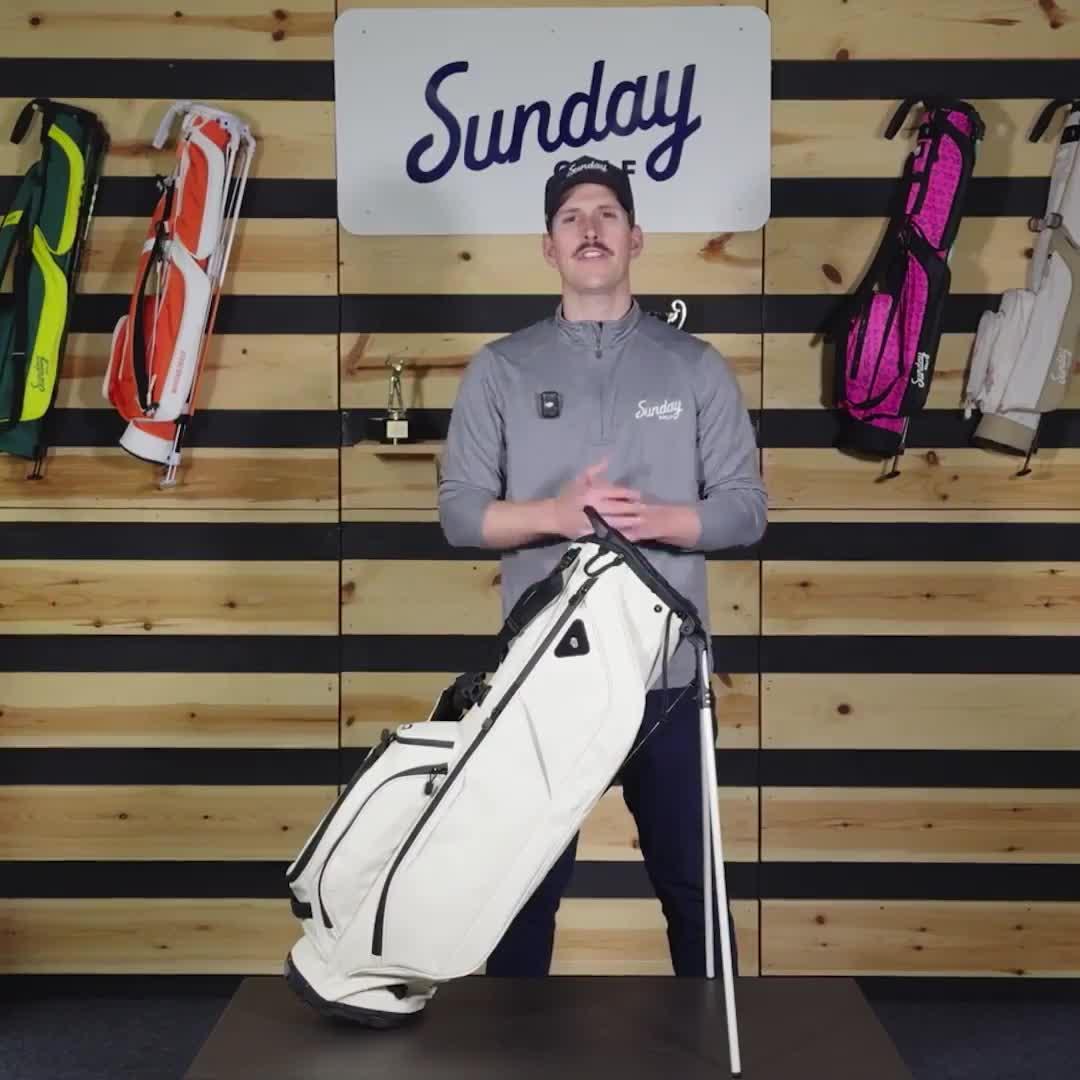 Image thumbnail 8 of 8 of Sunday Golf RYDER STAND BAG Golf Bag - Toasted Almond
