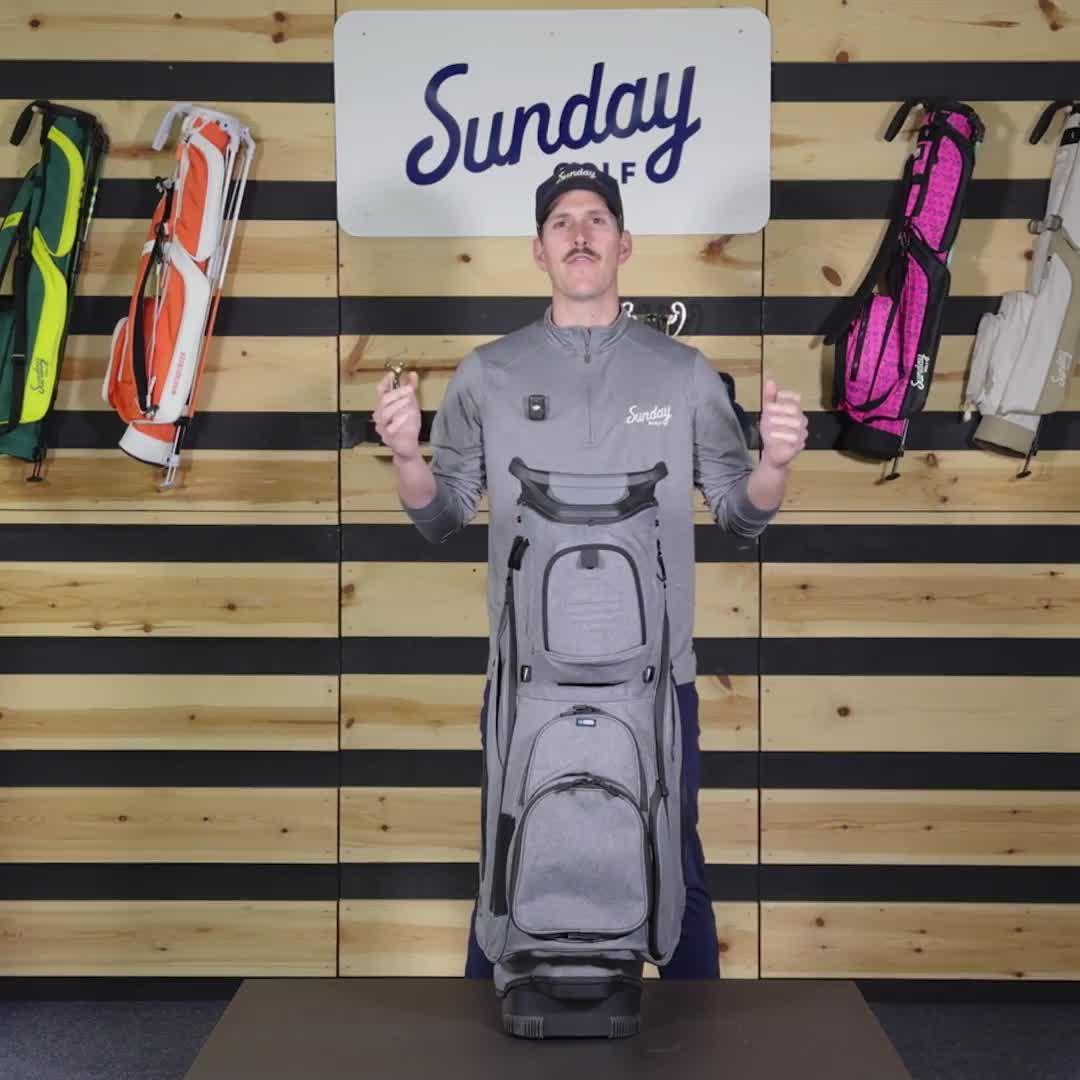 Image thumbnail 8 of 8 of Sunday Golf BIG RIG Golf Cart Bag - Midnight Green