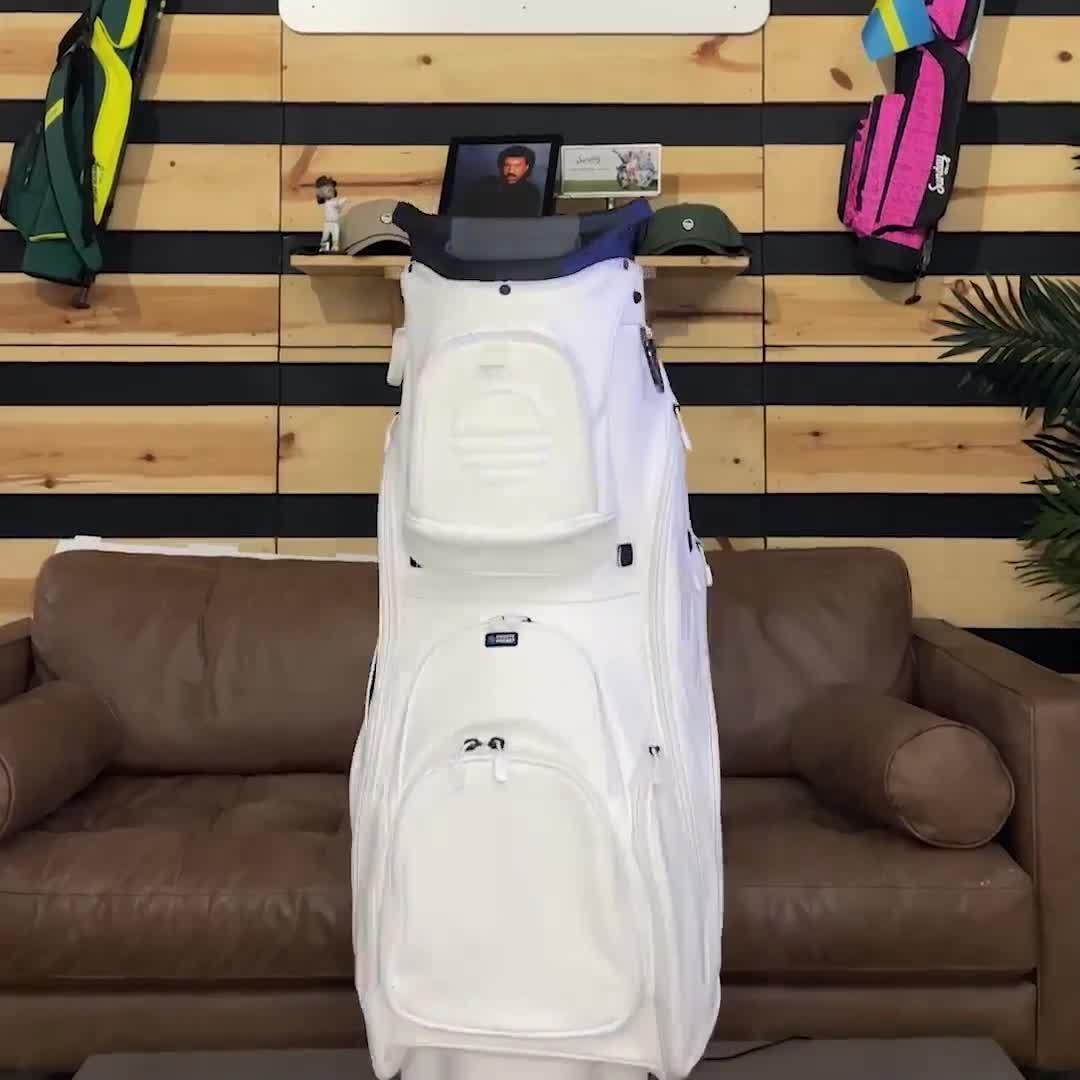 Image thumbnail 5 of 5 of Sunday Golf S-CLASS BIG RIG Golf Bag - White